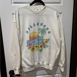 Billabong Cream Graphic Women’s Sweatshirt